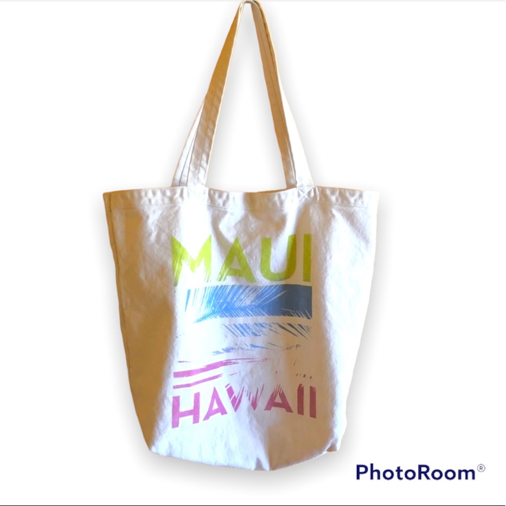 Maui Canvas Beach Tote